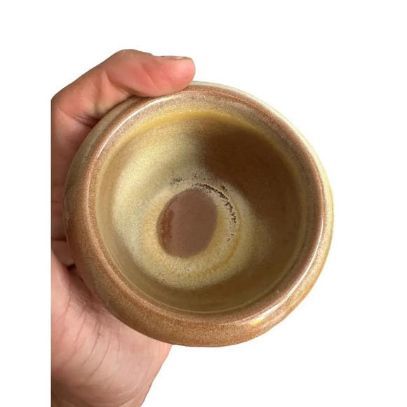 Frankoma BP Antique Japanese Seto Stoneware Bowl 19th Century Pottery - Picture 1 of 8